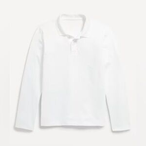 Old Navy long sleeve white polo shirt - size xs / 5